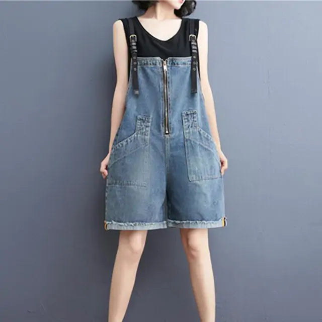 Summer Denim Rompers