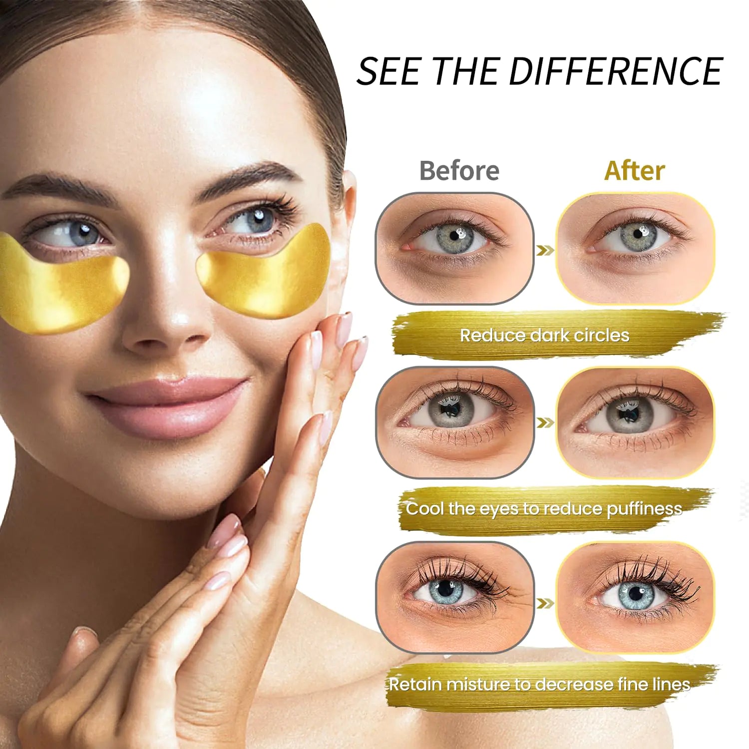 Golden Eye Mask