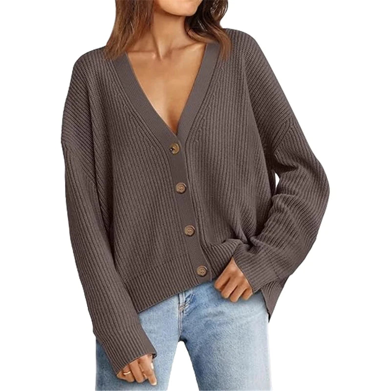 Women's Lightweight Button Cardigan