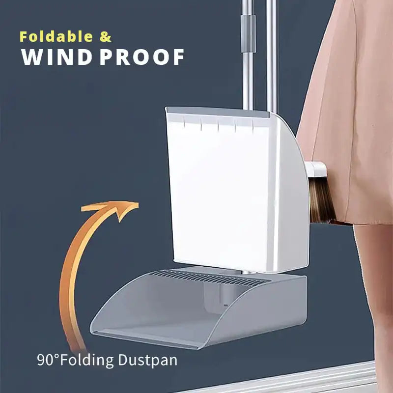 Windproof Floor Dustpan Set