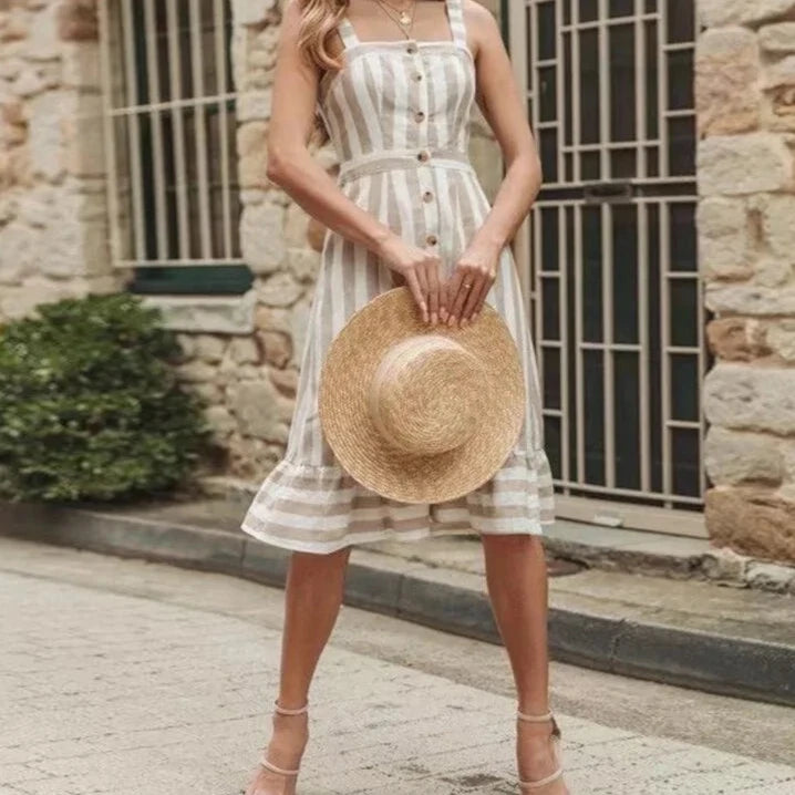 Casual Striped Dress