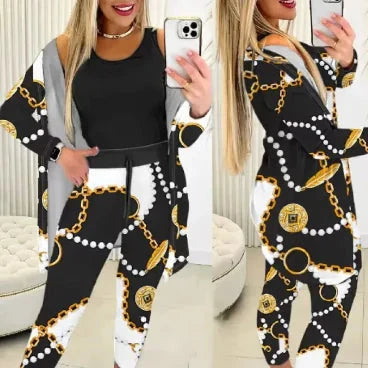 Women's Casual Printing Suit