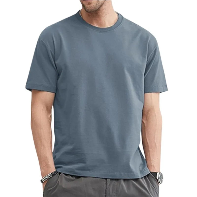 Men Summer Cotton Tops