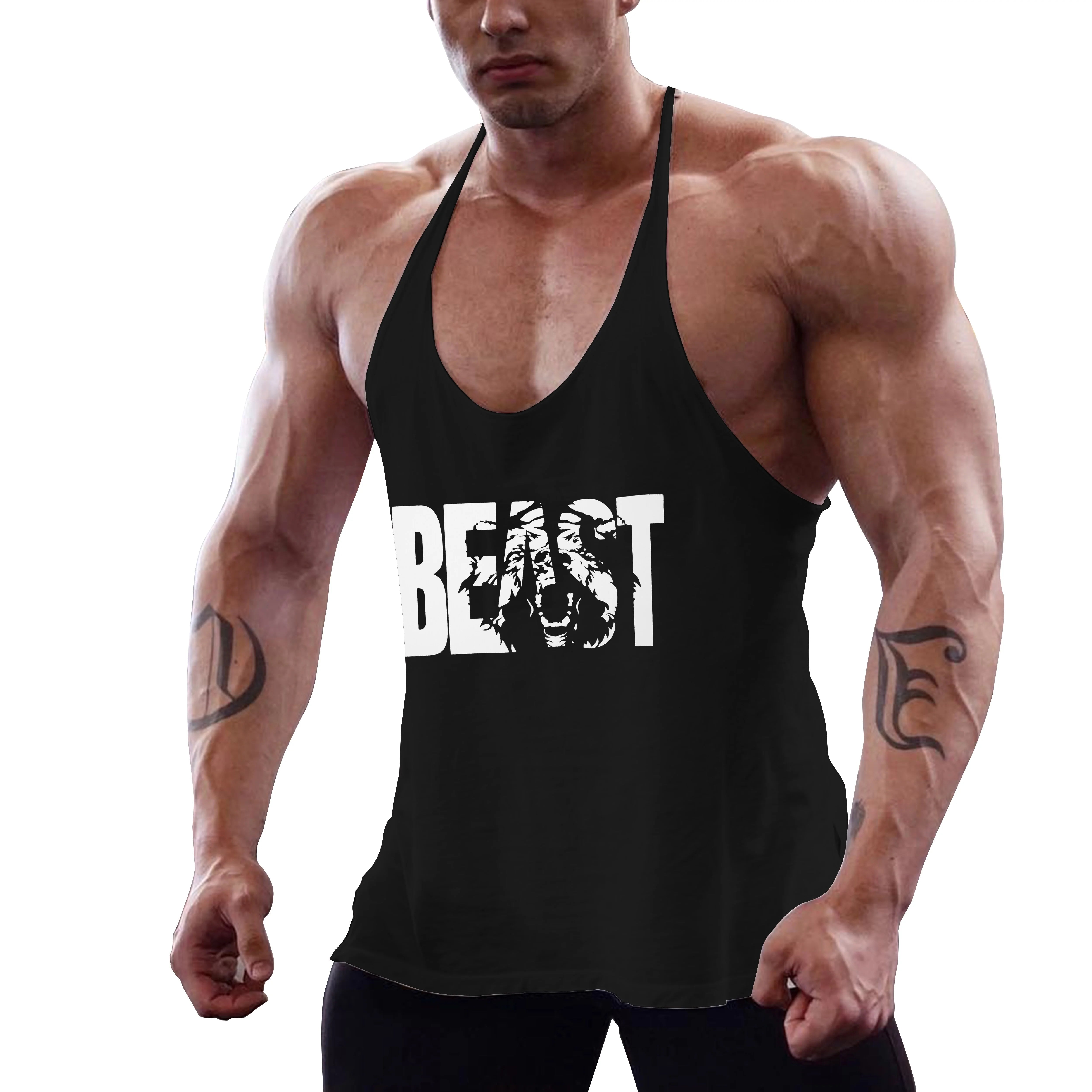 Men's Workout Printed Tank Tops