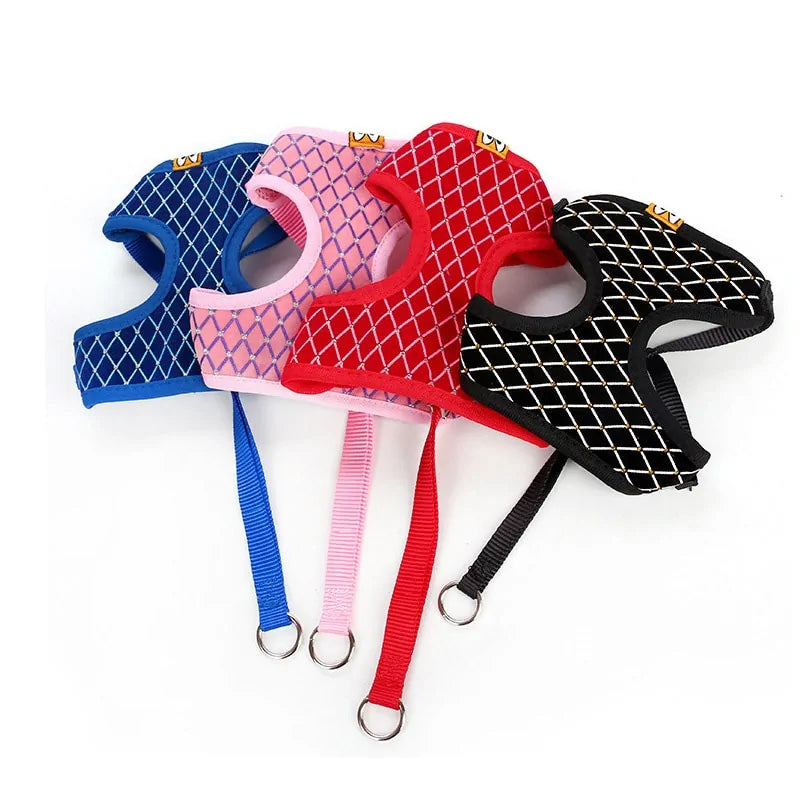 Rhinestone Pet Harness