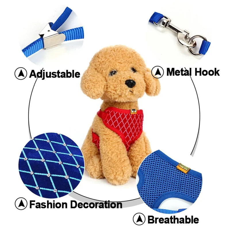 Rhinestone Pet Harness