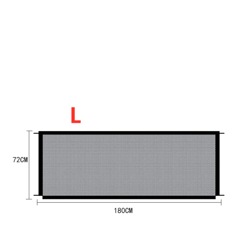 Black Foldable Protection Gate