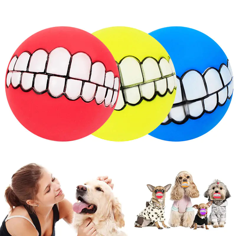 Pet Ball Teeth Silicon Chew Toy