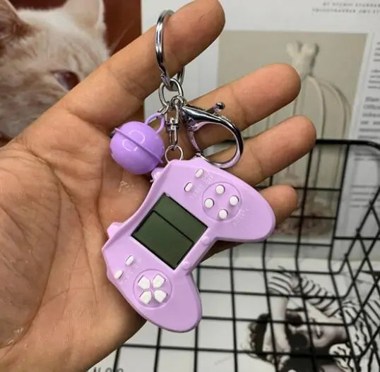 Retro Console Keychain Games