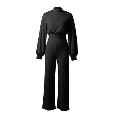 Half Collar Jumpsuits