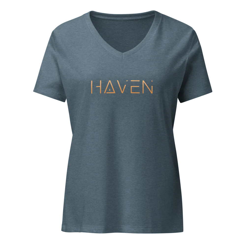 Women's Relaxed V-Neck T-Shirt | Bella Canvas