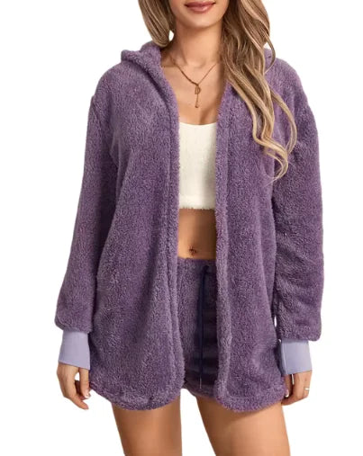 Women's Cozy Plush Loungewear Set