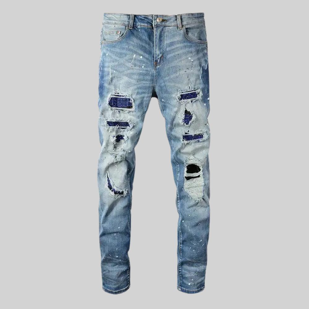 Men Blue Jeans