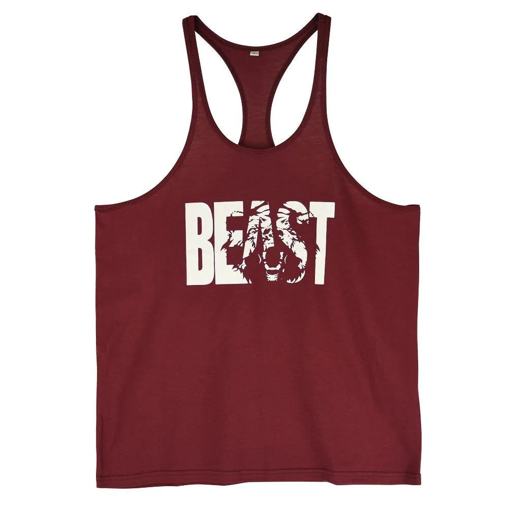 Men's Workout Printed Tank Tops