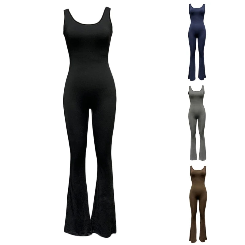 Sport Flared Jumpsuits