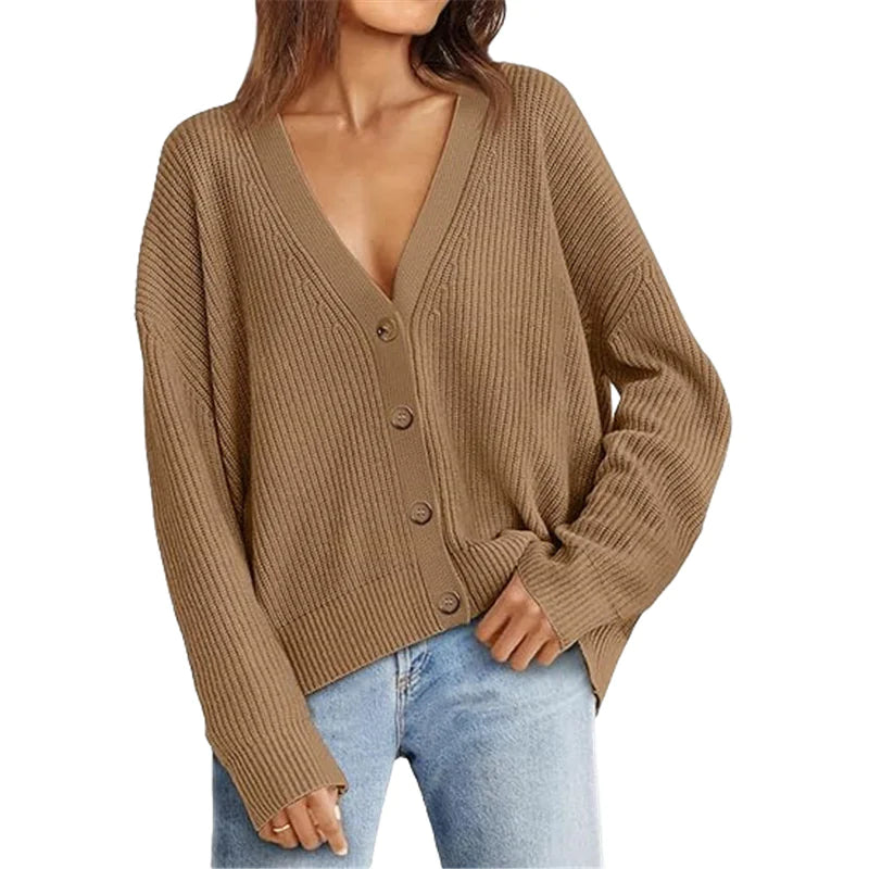 Women's Lightweight Button Cardigan