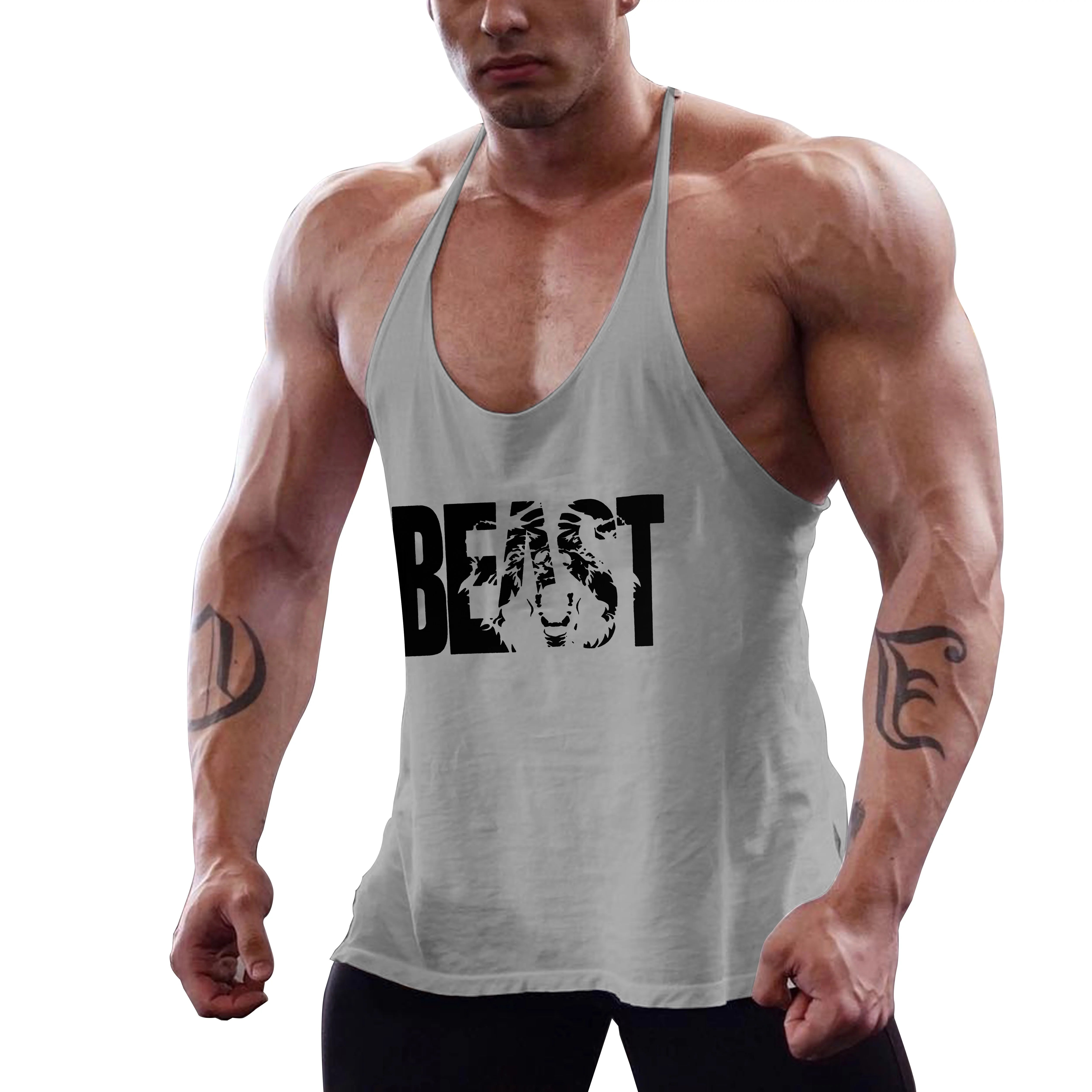 Men's Workout Printed Tank Tops