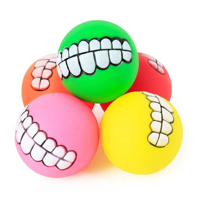 Pet Ball Teeth Silicon Chew Toy