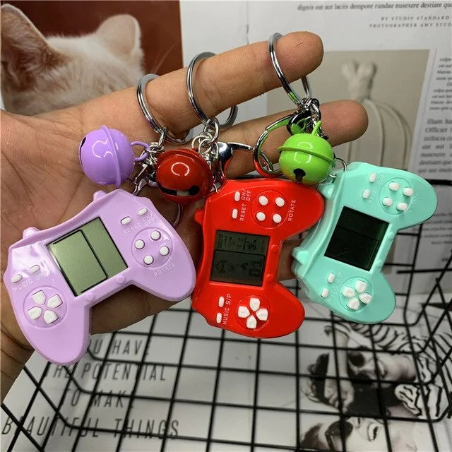 Retro Console Keychain Games