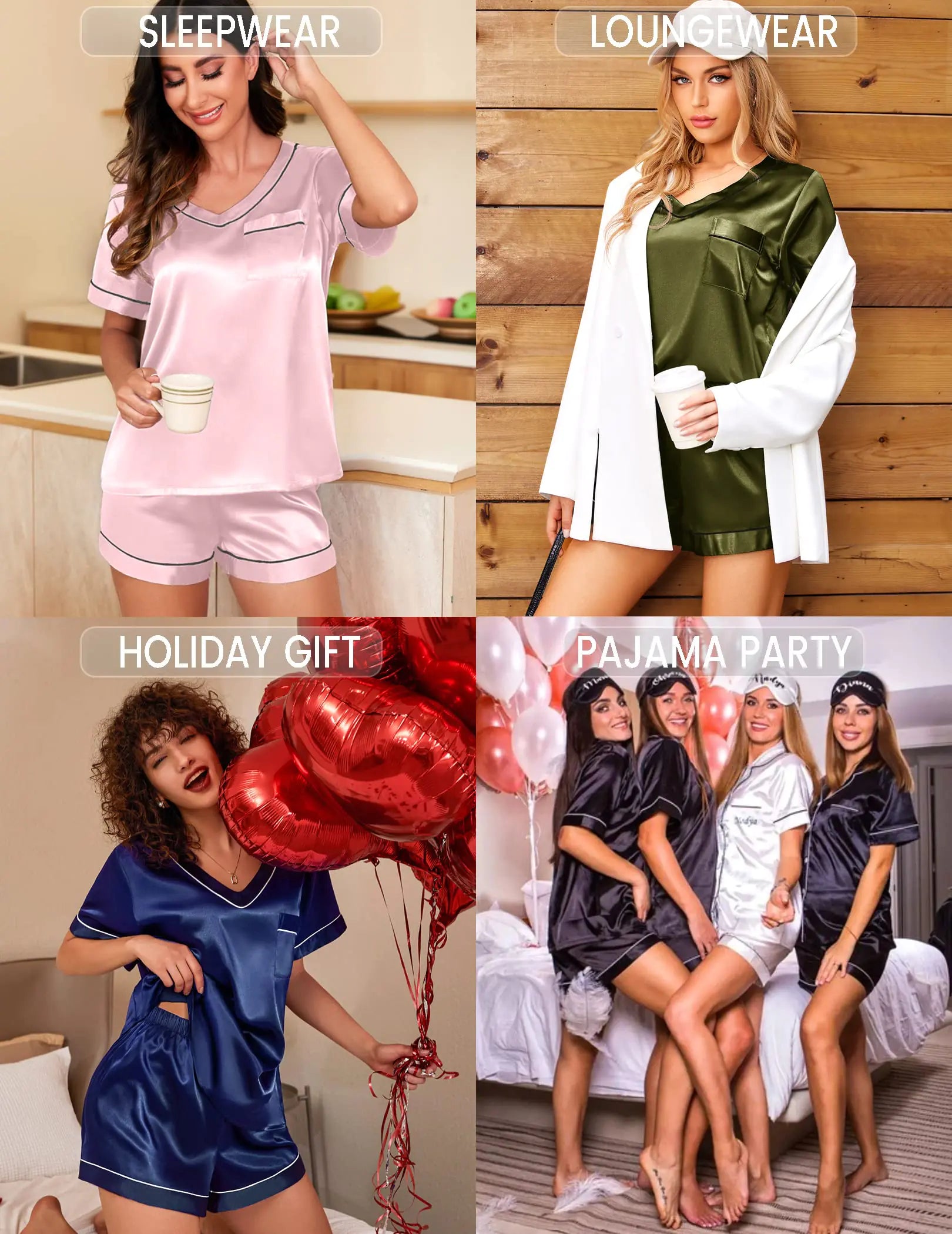 Women Short Sleeve Loungewear