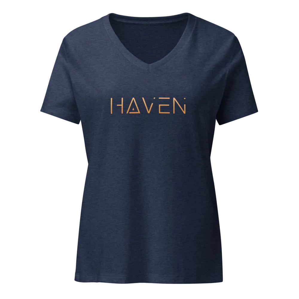 Women's Relaxed V-Neck T-Shirt | Bella Canvas