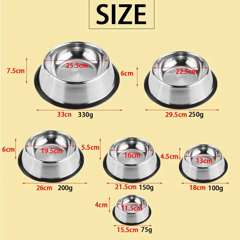 Stainless Steel Feeding Bowl