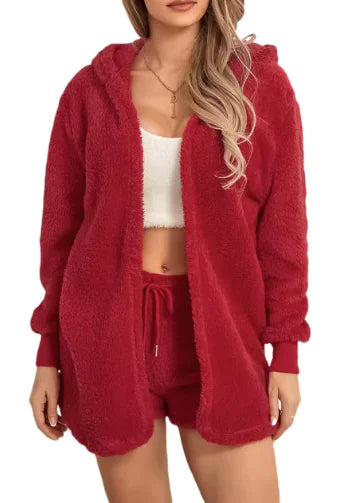 Women's Cozy Plush Loungewear Set