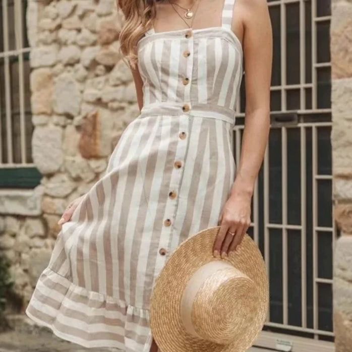 Casual Striped Dress