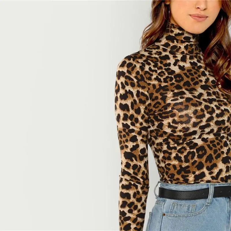 Leopard Print Tops